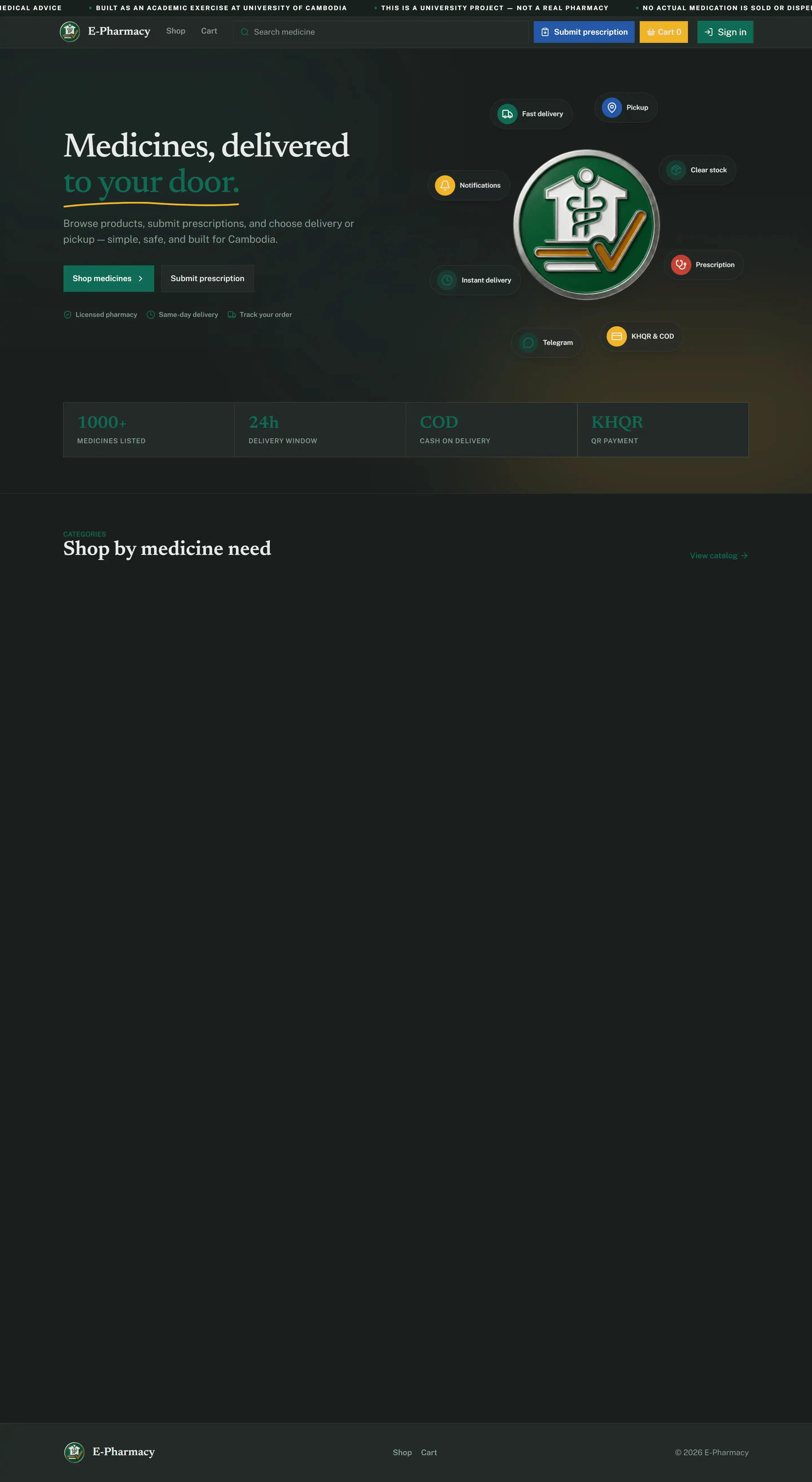 E-Pharmacy Platform