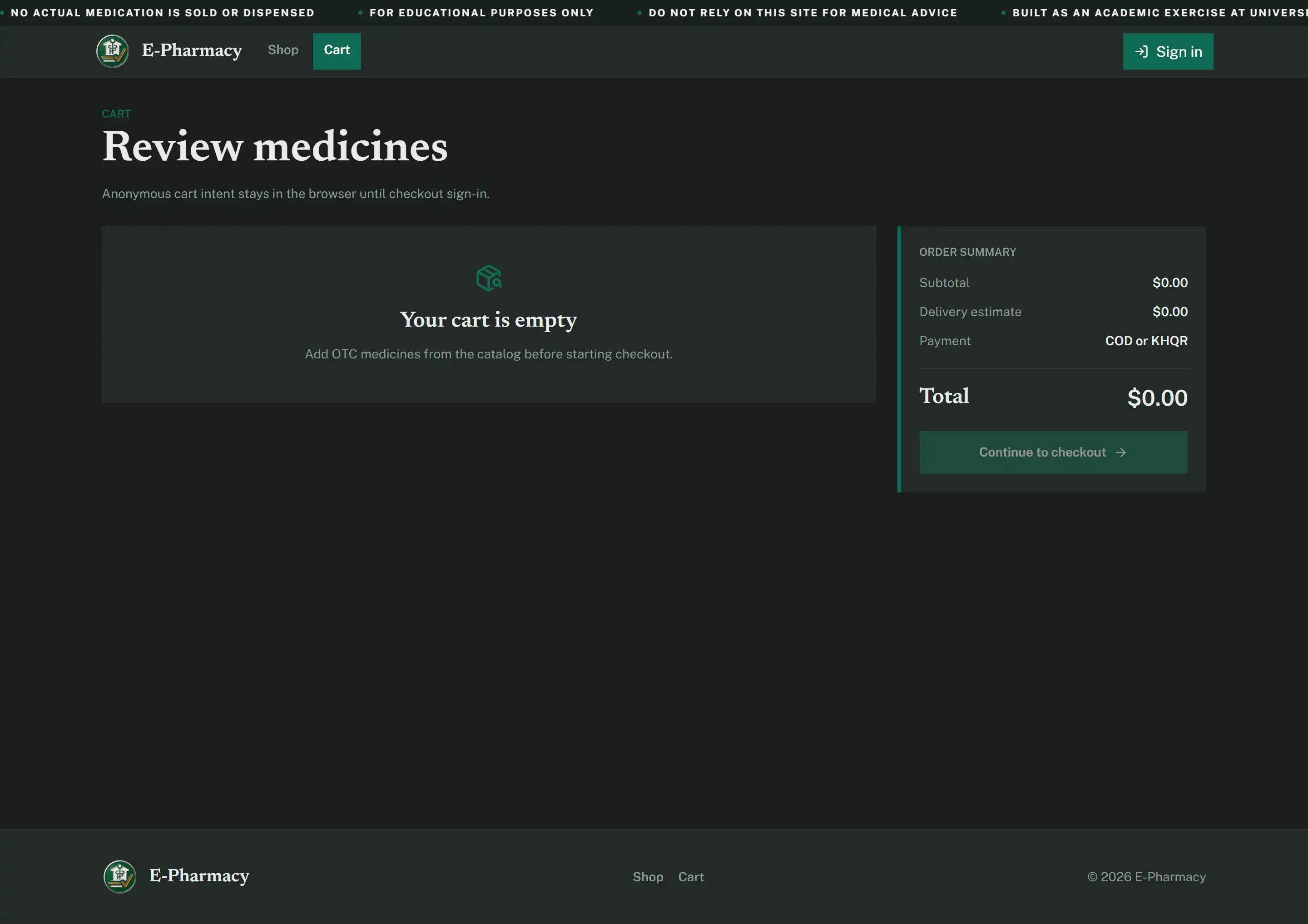 E-Pharmacy Platform