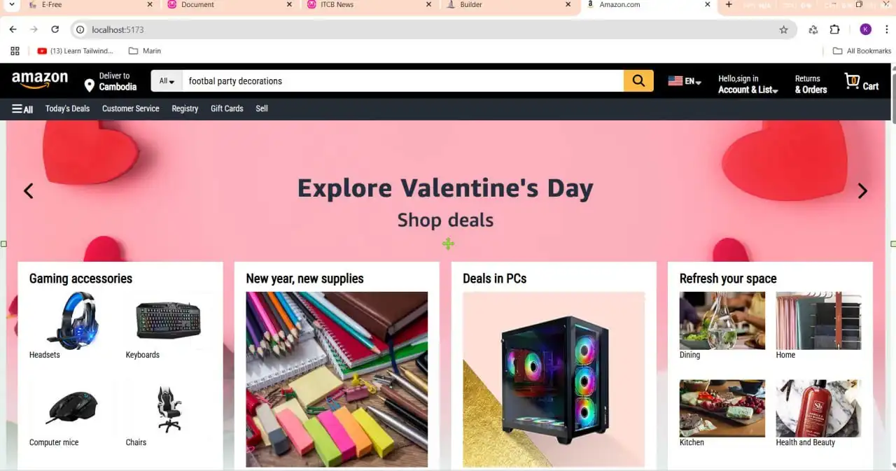 E-commerce web application