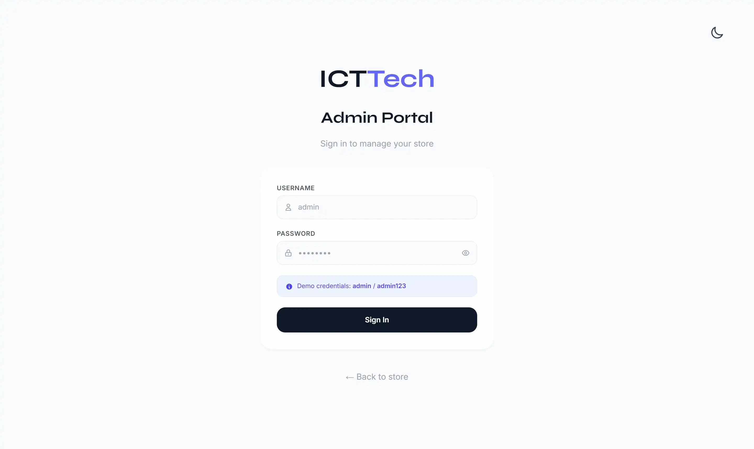 ICT Tech Company Website
