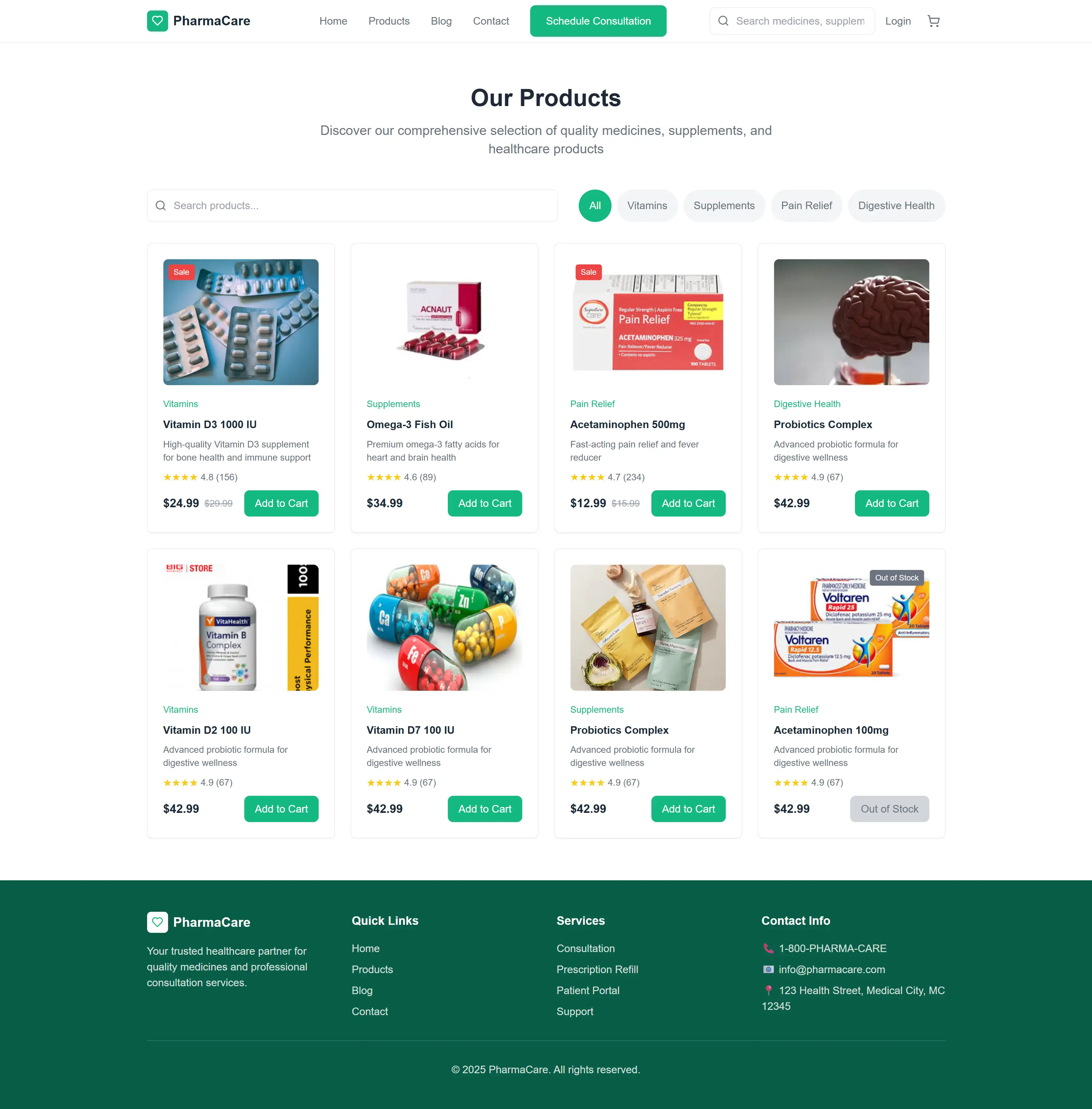 Pharmacare management system