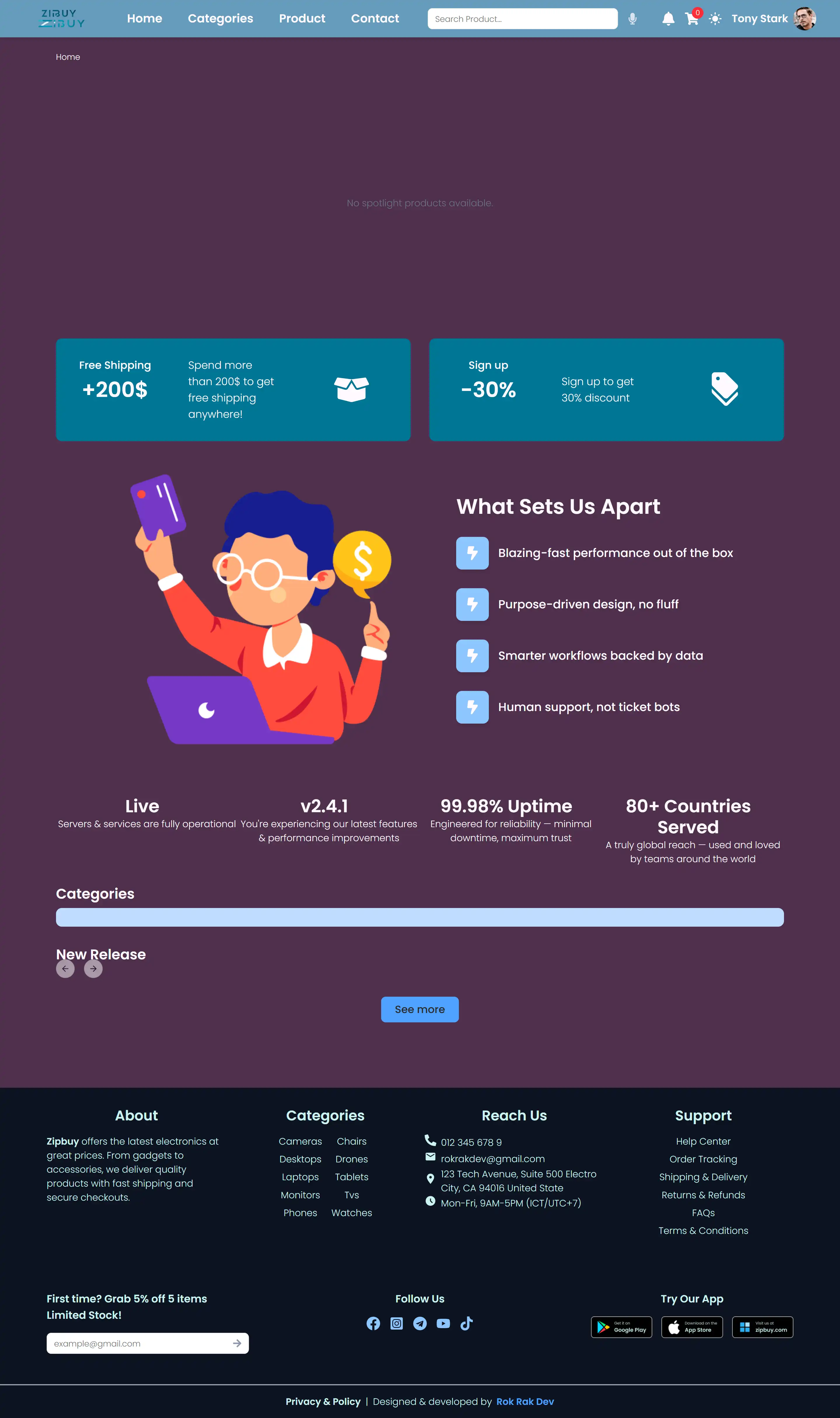 ZipBuy E-Commerce Platform