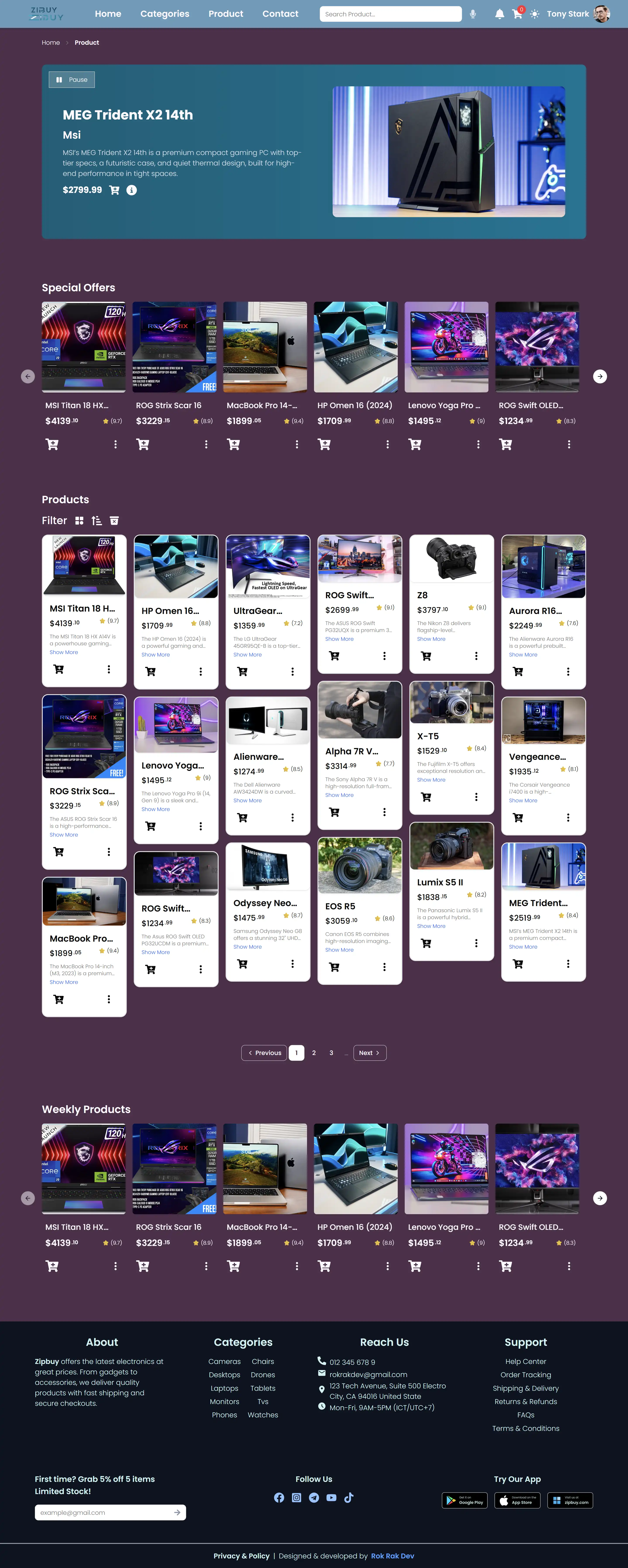 ZipBuy E-Commerce Platform
